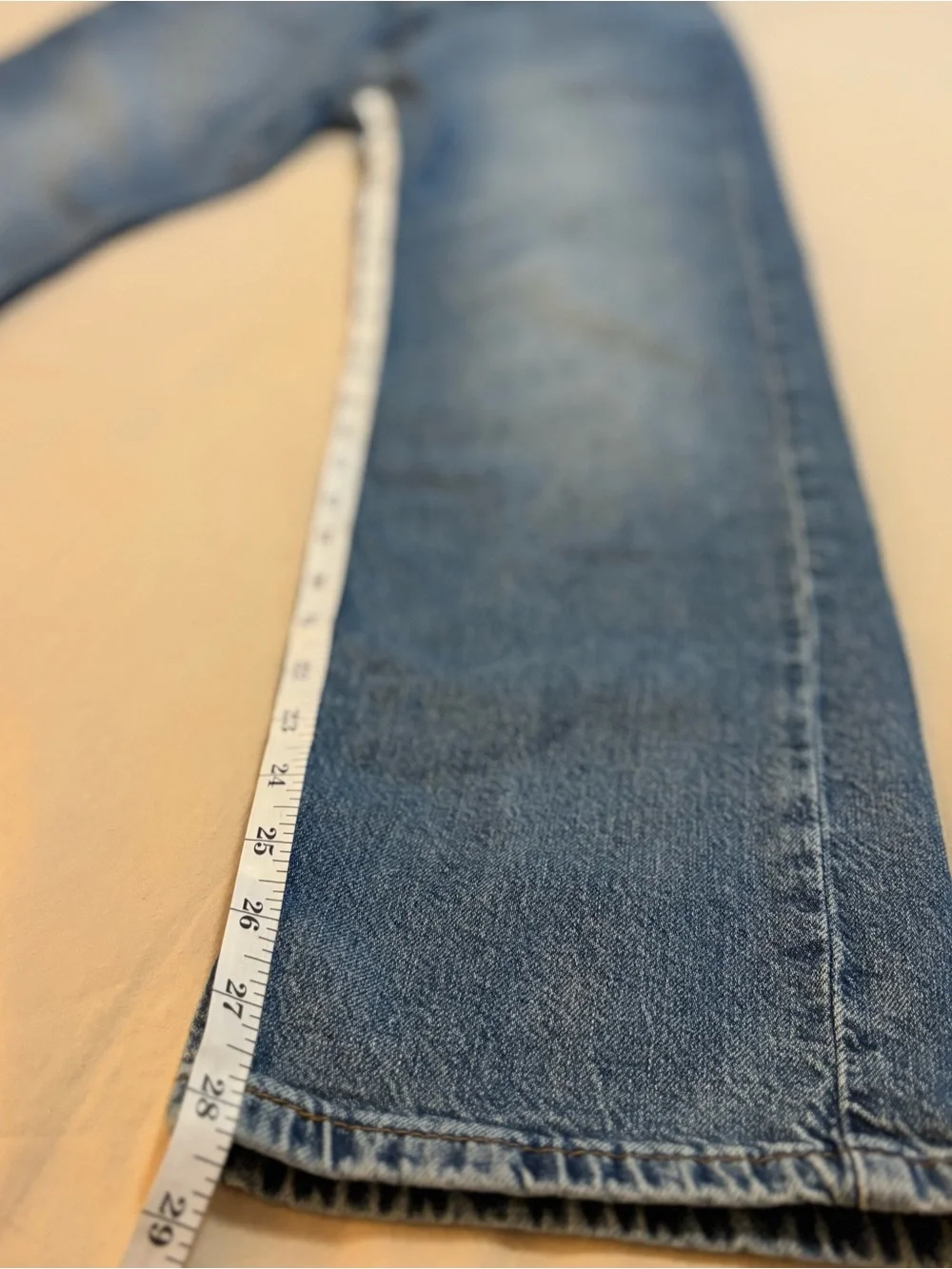 Levi’s 505 Men’s 31x30 Light Wash Regular Straight Leg Jeans
